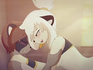 Пушистая пара наслаждается сексом в больнице, порно мультфильм